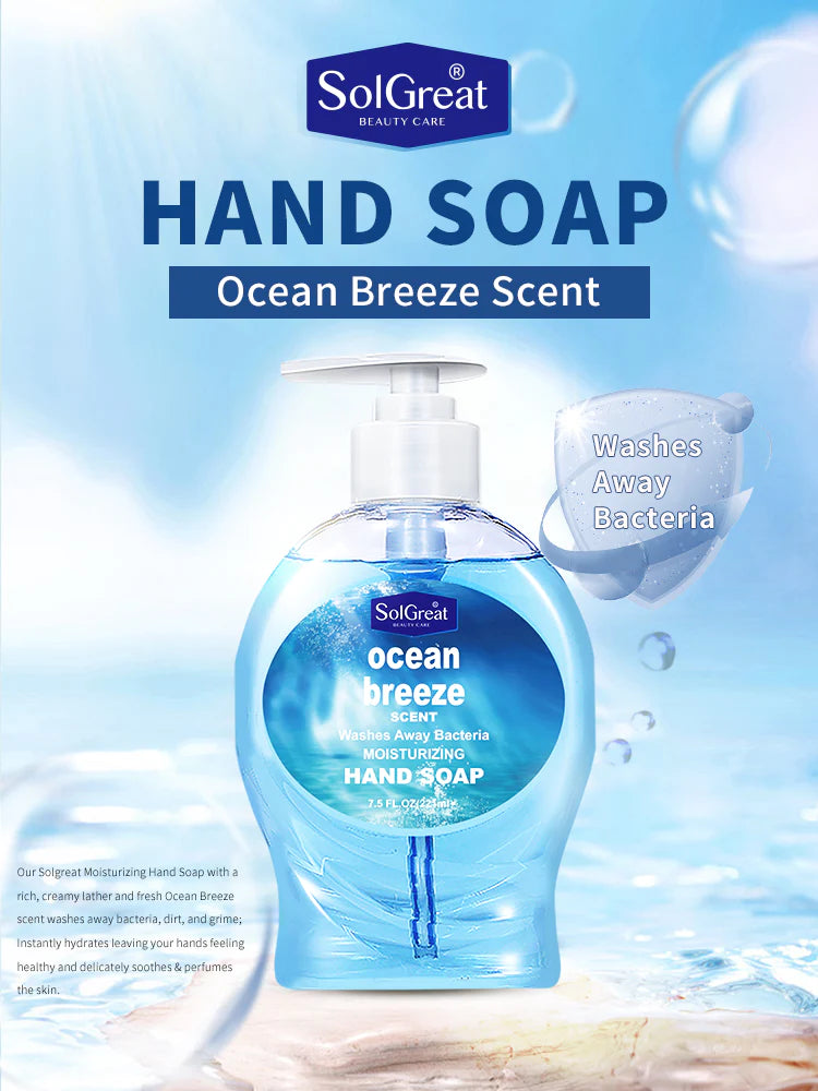 Solgreat MOISTURIZING HAND SOAP - OCEAN BREEZE SCENT