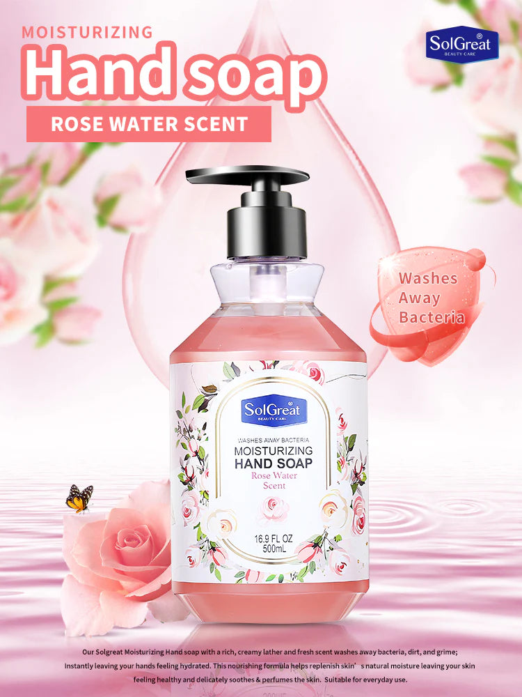 MOISTURIZING HAND SOAP - ROSE WATER SCENT