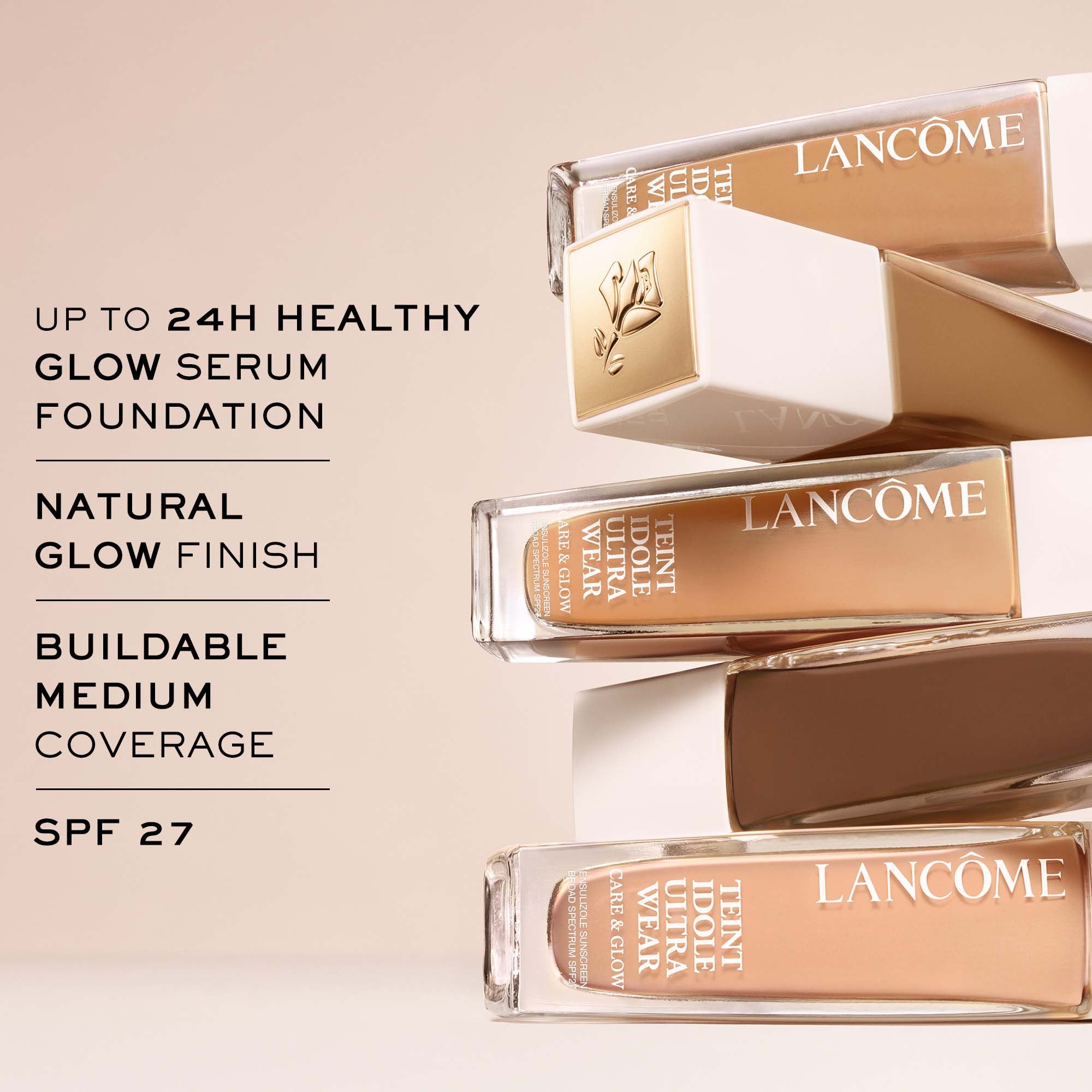 Lancôme Teint Idole Ultra Wear Care & Glow Foundation with Hyaluronic Acid